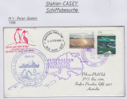 AAT  Ship Visit MV Polar Queen Ca Surfers Paradise  Ca Casey  7 FE 1990 (CS155) - Storia Postale