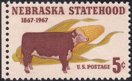 USA, 1967, Vache, Boeuf (Yvert 831) - Vaches