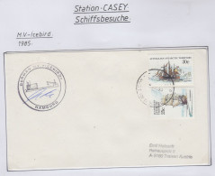 AAT  MV Icebird  Signzture Ca Casey 1985 (CS156B) - Storia Postale