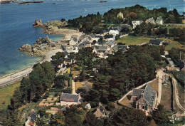 Port Blanc , Penvénan * Vue Générale Du Village , La Chapelle Et La Côte - Penvénan