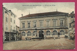Chatel-sur-Moselle (88) L'hôtel De Ville 2scans 10-03-1917 - Chatel Sur Moselle