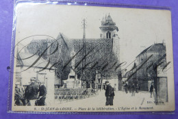 St.Jean De Losne Place Déliberation Eglise Monument D21 - Autres & Non Classés