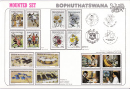 1987 BOPHUTHATSWANA South Africa - Easter, Parks, Crops & Water Conservation 17 Control Blocks, 34 MNH Stamps 5 FDCs - Bofutatsuana