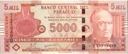 Paraguay  P-223c  5000  Guaranies  2010  UNC - Paraguay