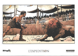 FRUSIN  -  Ex-libris "L'expédition, Tome 3"  (EB) - Illustrateurs D - F