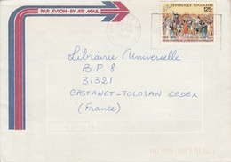 TOGO SEUL SUR LETTRE POUR LA FRANCE 1989 - Togo (1960-...)