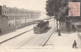 50 - CHERBOURG - Caserne Des Equipages De La Flotte (tramway) - Bus & Autocars