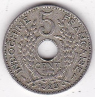 Indochine Française . 5 Cent 1923 . Cupro Nickel, Lec# 116 - Französisch-Indochina