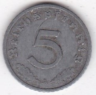 Allemagne. 5 Reichspfennig 1940 A BERLIN En Zinc - 5 Reichspfennig