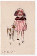 Fillette Et Fox-terrier - Mauzan, L.A.