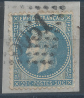 Lot N°77763   N°29B/Fragment, Oblitéré GC étranger 5051 Oran, (Oran) - 1863-1870 Napoléon III Lauré