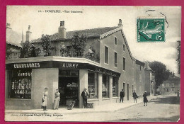 Dompaire (88) Rue Gambetta 2scans Magasin De Chaussures Aubry 1911 - Dompaire