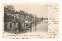 Cp, 86,  MONTMORILLON, La Rive Dgauche De La GARTEMPE En Aval Du Vieux-pont, Dos Simple, Voyagée - Montmorillon