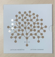 LATVIA 2022 BU Mint COIN Set "Financial Literacy" 3.88 EUR+2 EUR Commemorative - Lettonie