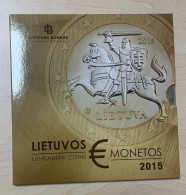LITHUANIA 2015 UNC/BU Mint 8 COIN Set 1 Cent - 2 EUR. First Euro Set! KM#205-212 - Litouwen