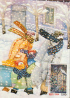 Noël à St Pierre & Miquelon (Décor De Fête De Noël à St Pierre Et Miquelon)  Carte Maximum - Cartoline Maximum