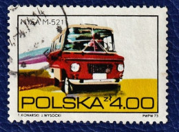 10 Timbres De Pologne "automobiles" De 1973 à 1980 - Verzamelingen