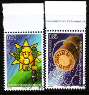 LUXEMBOURG, LUXEMBURG 2011, MI 1906 - 1907, WEINBAU, ESST GESTEMPELT, OBLITERE - Used Stamps