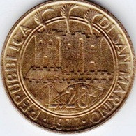 SAN MARINO - 1977 - 20 Lire - KM 67 - UNC From Divisionale - San Marino