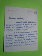 Autographe PIerre DECOURCELLE (1856-1926) ROMANCIER DRAMATURGE Et SCENARISTE 1901 - Schriftsteller