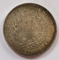 Pièce De Monnaie. France. 50 Francs. 1977.  Hercule  - 50 Francs