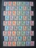 LUXEMBURG MNH** (9x) J.CHARLOTTE (COMPLETE, 13 VALUES) / 2 SCANS / 1960-1964 - Collections