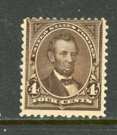 -USA-1894-"Lincoln"  MH (thin Spot) - Nuevos