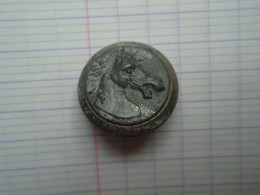 Bouton De Livrée - Tête De  Cheval   25 Mm - Buttons