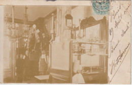 75004 - Intérieur Du Café Situé 3 Boulevard Du Palais Et Angle Rue De Lutèce En 1905 ( Carte Photo Montage ) - Bar, Alberghi, Ristoranti