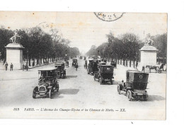Delcampe - DEPT 75 - PARIS  - L'Avenue Des Champs Elysées  Et Les Chevaux De Marly - BX 6 - - Champs-Elysées