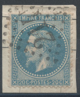 Lot N°77778   N°29B/Fragment, Oblitéré GC 2145D Lyon-Vaise, Rhone (68) - 1863-1870 Napoléon III Lauré