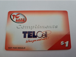 ST MAARTEN / TC CARD GSM/ PREPAID COMPLIMENTARY / WITH NR ON RIGHT SIDE /  (RR)   $1,-   **14362** - Antilles (Neérlandaises)