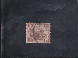 TIGRE 2C MARRON OBLITéRé  N° 52  YVERT ET TELLIER 1921-34 - Federated Malay States