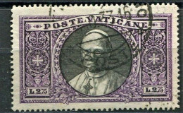 VATICANO 1933 GIARDINI E MEDAGLIONI 2,75 LIRE USATO - Used Stamps