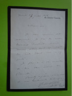 Autographe Gustave WORMS (1836-1910) ACTEUR SOCIETAIRE COMEDIE FRANCAISE - Schauspieler Und Komiker