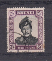 BRUNEI - 1952+ Sultan Omar Ali Saifuddin 25c Used As Scan - Brunei (...-1984)