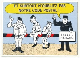 FRANCE - Carte Pour Changement D'adresse - Et Surtout N'oubliez Pas Notre Code Postal - 00 ___ ARMÉES - Pseudo-entiers Officiels