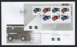 2014  Zamboni Ice Resurfacing Machines Souvenir Sheet Of 7 Different  Sc 2778 - 2011-...