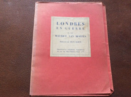 LONDRES EN GUERRE 17 Caricatures MAURICE VAN MOPPES  Editions Pierre Tremois  1600 EXEMPLAIRES  No 758  NOVEMBRE 1944 - Autres & Non Classés