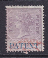 GB Fiscal/ Revenue Stamp.  Patent - 2d Lilac And Blue  Barefoot 25 Good Used - Revenue Stamps