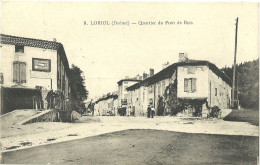 Loriol Quartier Du Pont De Bois Publicite Petit Beurre Lu Chocolat Guerin Boutron - Loriol