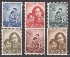 Indonesia 1958 Children Mi#215-220 Mint Never Hinged - Indonesië