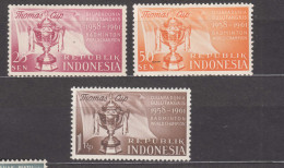Indonesia 1958 Mi#221-223 Mint Never Hinged  - Indonesia