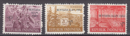 Indonesia 1961 Mi#288-290 Mint Never Hinged - Indonesië