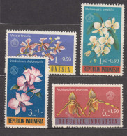 Indonesia Flowers 1962 Mi#376-379 Mint Never Hinged - Indonesië