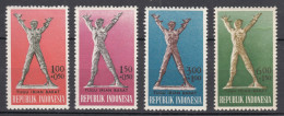 Indonesia 1963 Mi#380-383 Mint Never Hinged - Indonesië