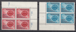 Indonesia 1965 Mi#488-489 Mint Never Hinged Blocks Of Four - Indonésie