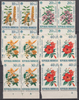 Indonesia 1966 Flowers Mi#503-506 Mint Never Hinged Pcs. Of 4 - Indonesien