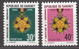 Dahomey 1970 Mi#429-430 Mint Never Hinged - Bénin – Dahomey (1960-...)
