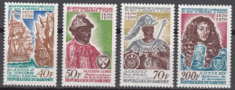 Dahomey 1970 Mi#422-425 Mint Never Hinged  - Benin – Dahomey (1960-...)